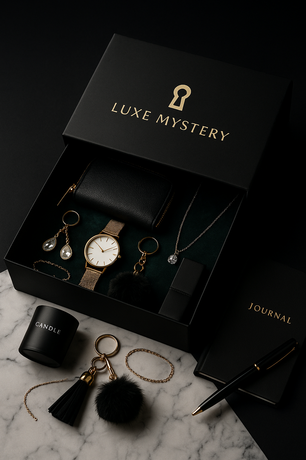 Luxe Mystery Box — Deluxe (6–8 items)